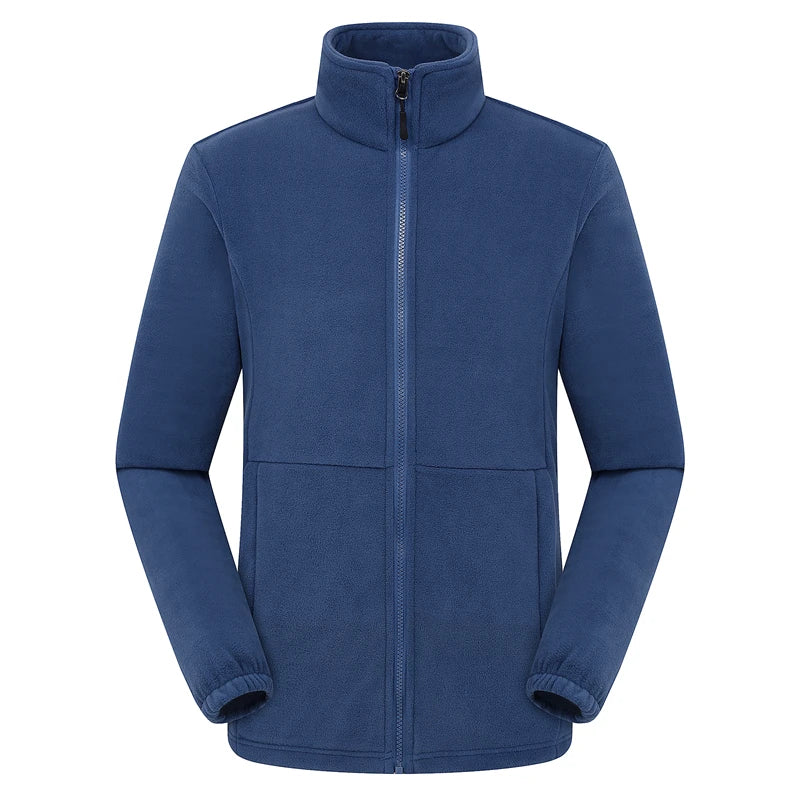 LNGXO Polar Fleece Jacket Men Women Hiking Camping Skiing Softshell Coat Autumn Winter Outdoor Warm Jacket Anti-Pilling Clothing