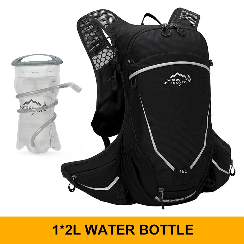 Outdoor sports ultra-light backpack 16L, running, hydrating, hiking, cycling, with 2L water bag