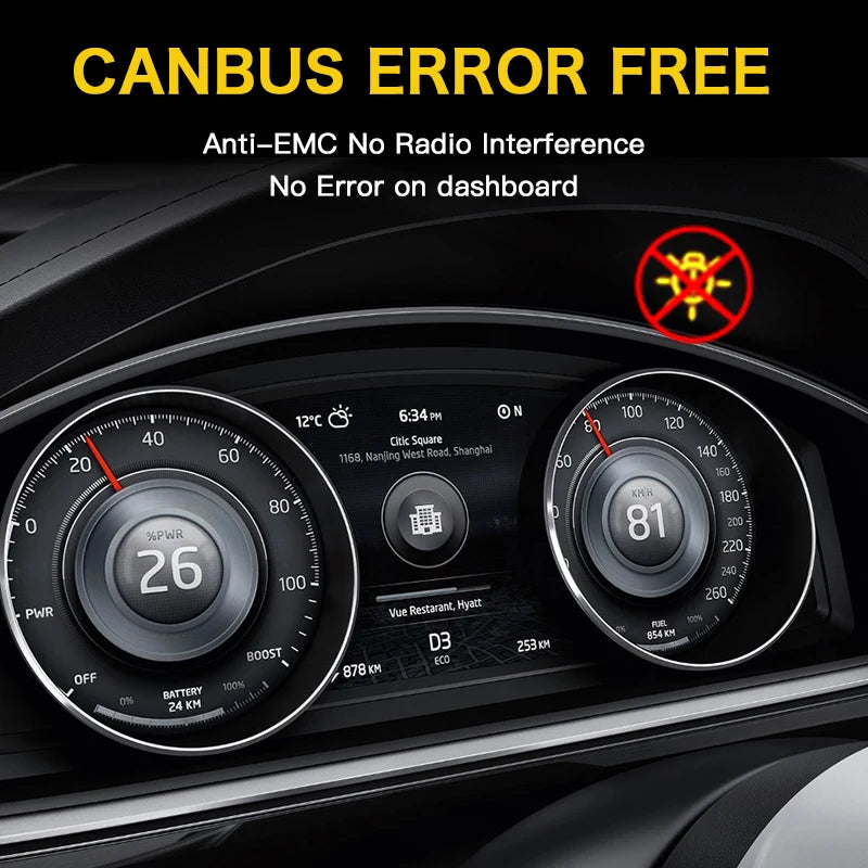 LED Footwell Light Luggage Compartment Glove Box Lamps - For VW Passat Golf Seat Skoda (2pcs 6000K)