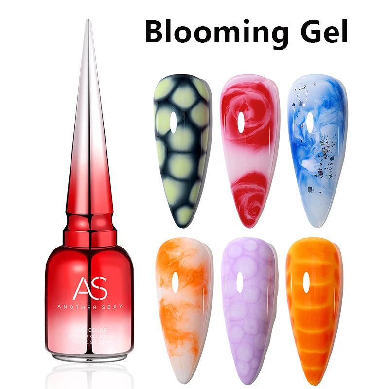 AS Solid Eggshell Gel Polish Semi Permanent Gel Nail Polish Lamp Varnish Soak Off UV Gel Nail Art Manicure Top Coat