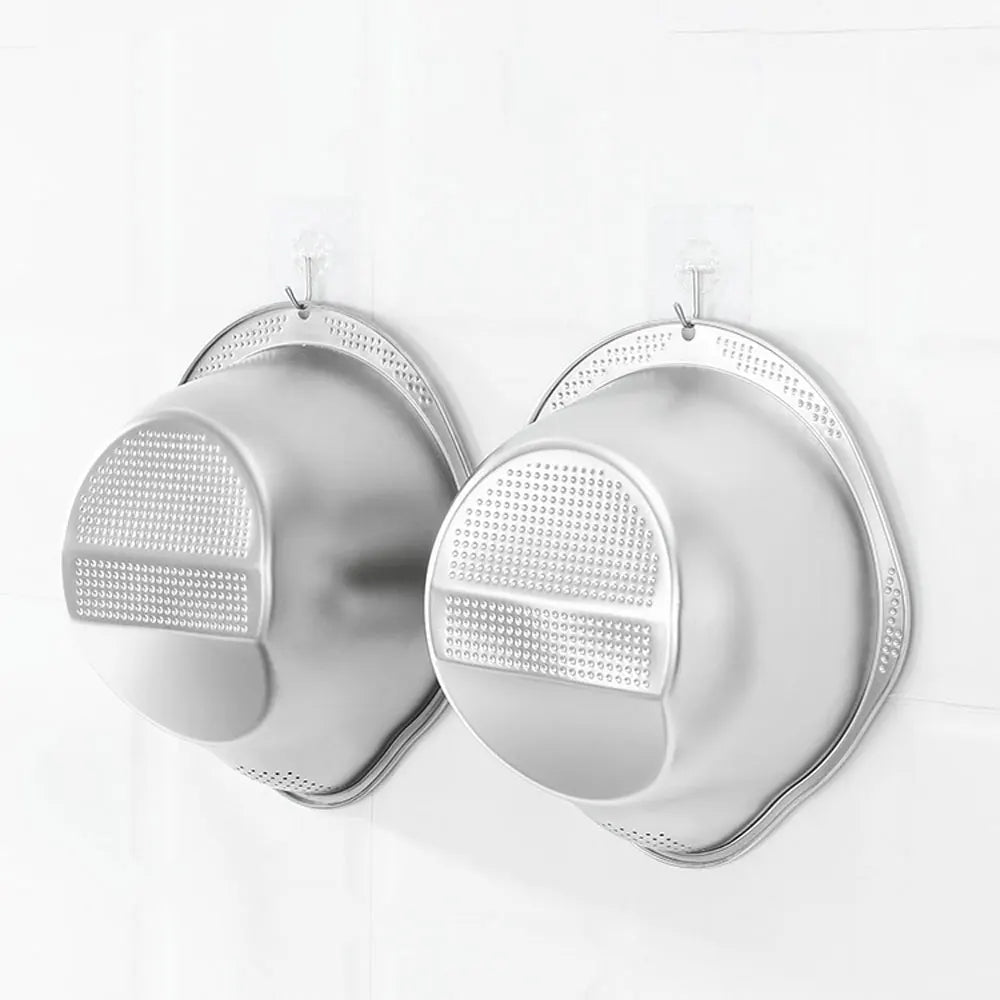 Rice Washer Strainer Bowl Stainless Steel 304 Rice Washing Bowl Rice Sieve Colander Fruit And Vegetable Strainer Kitchen Tools