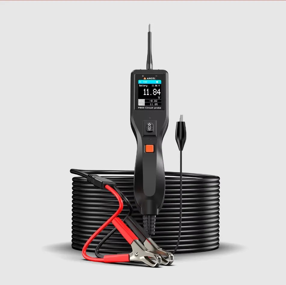 Ancel PB50 Car Circuit Tester Inspection Tool 12V 24V Automotive Power Circuit Probe Kit Electrical System Mechanical Works Tool