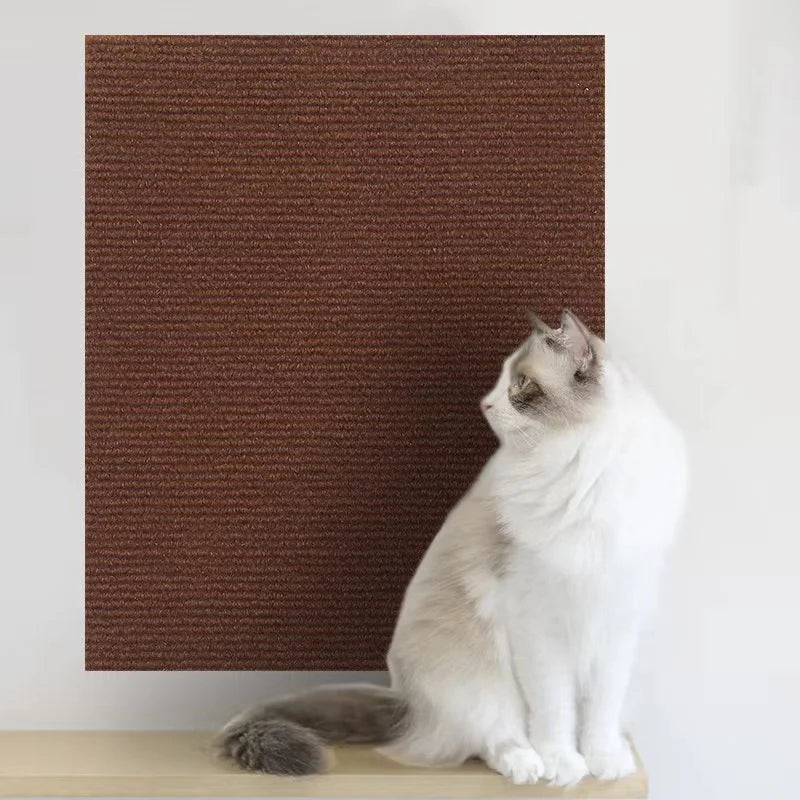 Anti Cat Scratch Sofa DIY Cats Scratch Board Sofa Protection Paws Sharpen Trimmable Self-adhesive Carpet Cats Scratch Board