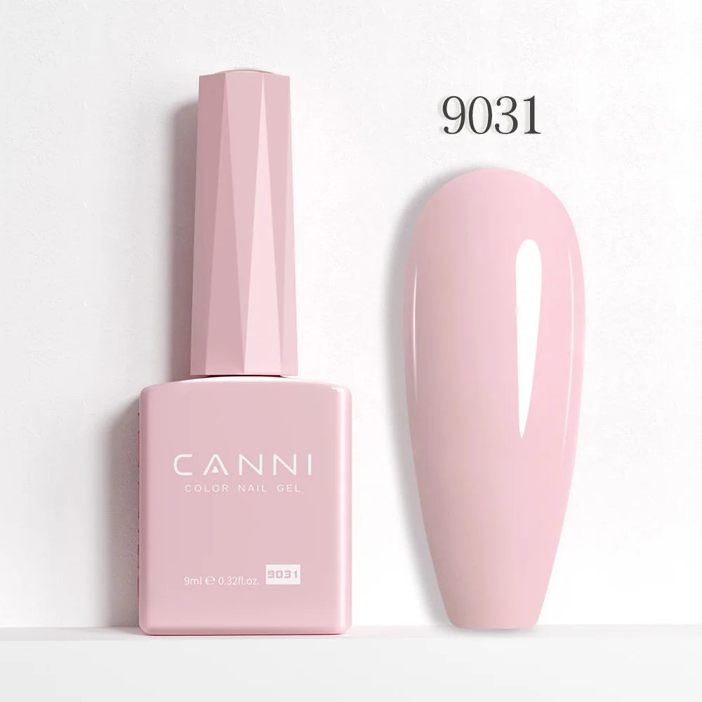 CANNI Jelly Pink Nail Gel Polish 9ml - HEMA Free Pastel Varnish Semi Permanent UV LED Top Coat