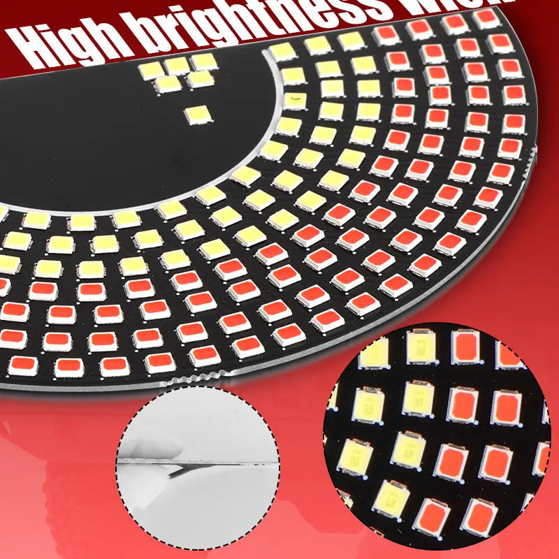 Car Back Window expression lights LED Strips Light Panel Car Windshield Display Devil's Eye Decorative Lamps USB Plug Lighting