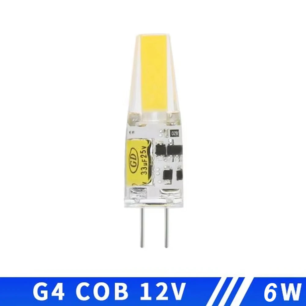 Dimmable G4 G9 E14 LED Bulb COB Replace Halogen Lamps Bulb AC DC 12V 220V Candle Light For Crystal Chandelier Spotlight Lighting