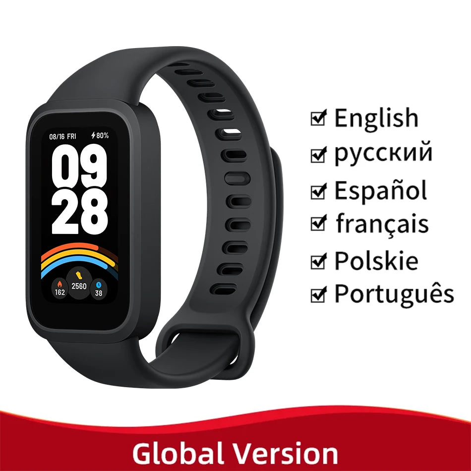 Global Version Xiaomi Smart Band 9 Active Bluetooth Smartwatch 1.47" TFT Screen 18 Days Battery Life Sports Modes Sleep Tracking