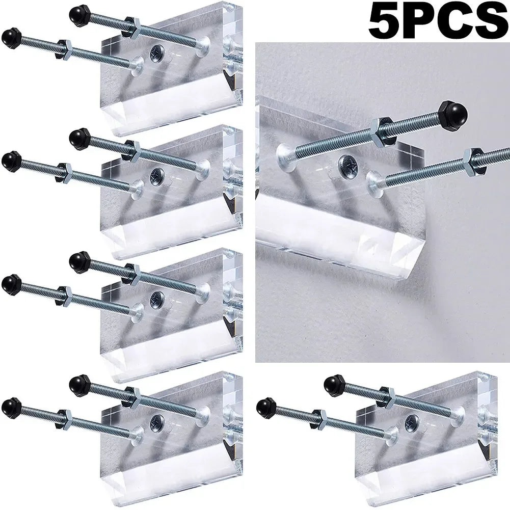 1-5pcs Skateboard Wall Mount Longboard Deck Hanger Display Stand Storage Holder Rack Indoor Floating Skateboard Storage