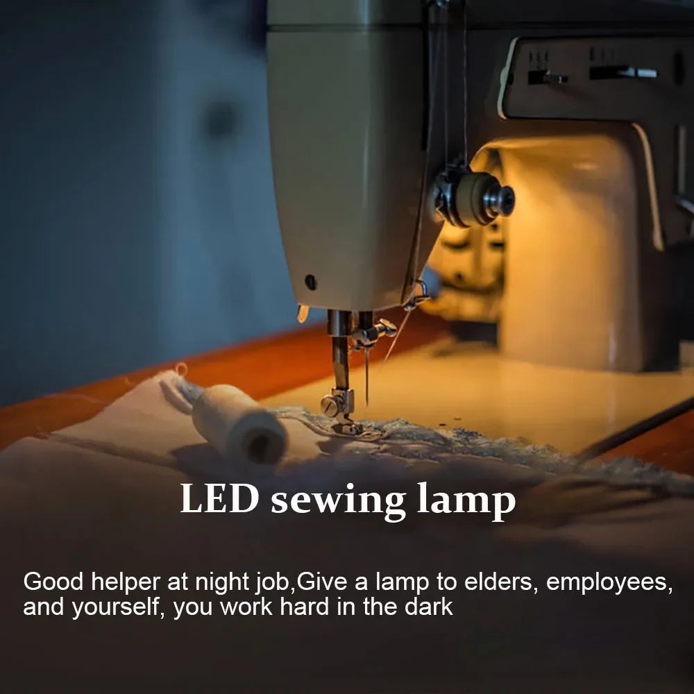 LED Sewing Machine Lighting 30 Beads - Super Bright Work Lamp Magnetic Base Flexible Neck