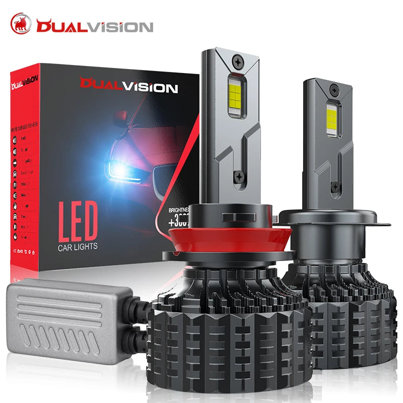 30000LM H7 H11 LED Bulbs Headlight 300W for Car Headlamp H1 H3 H8 H9 9005 9006 HB3 HB4 Auto Diode Lamps Canbus 4300K 3000K 6000K