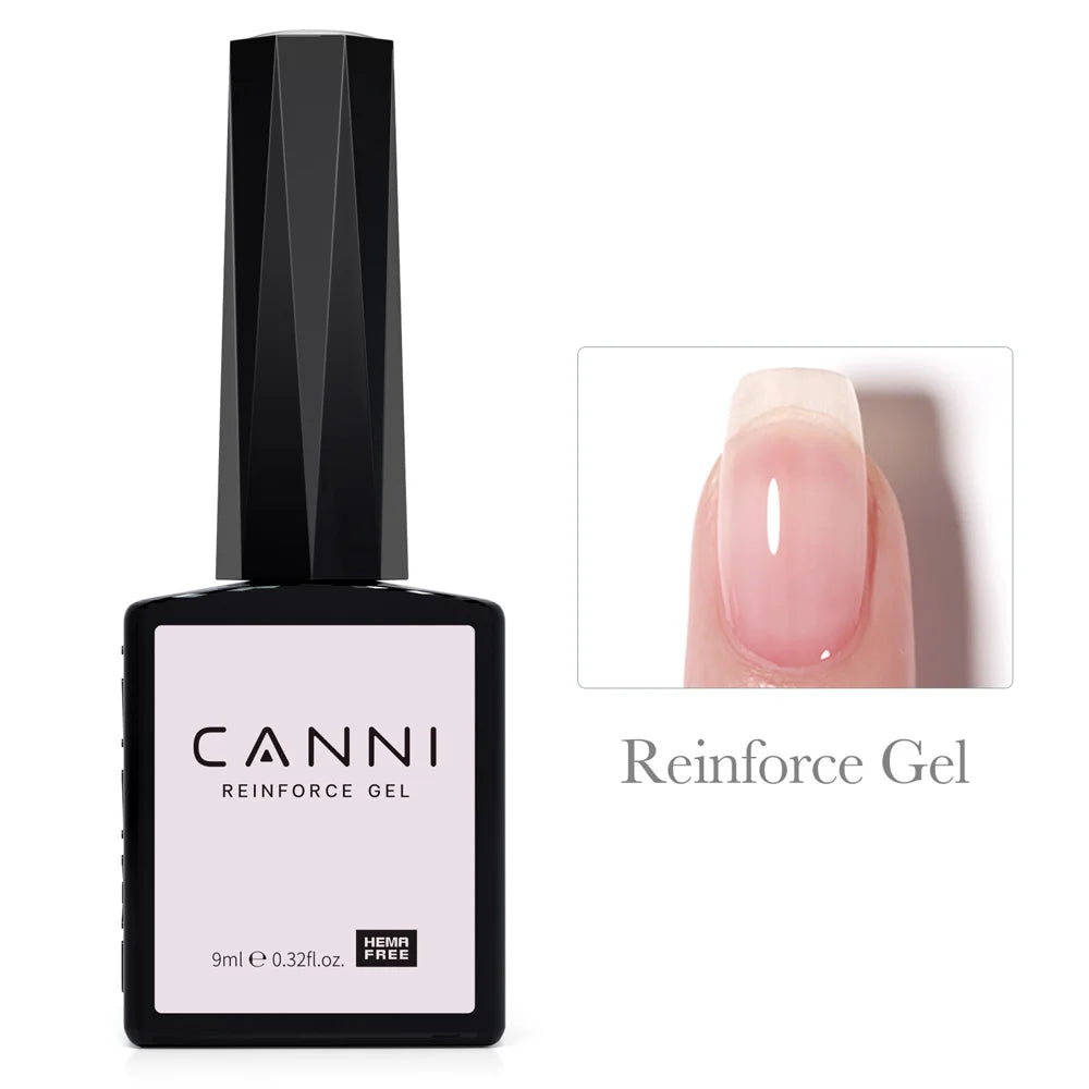 CANNI Jelly Pink Nail Gel Polish 9ml - HEMA Free Pastel Varnish Semi Permanent UV LED Top Coat