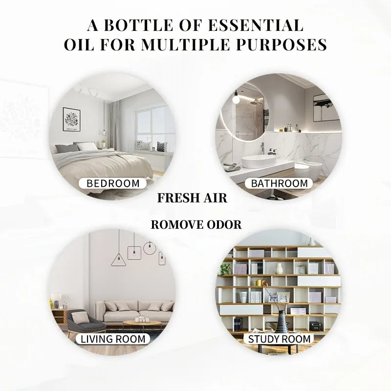EVOKE OCCU 100ML Essential Oils - Lavender Vanilla Eucalyptus Jasmine Rose Mint for Diffuser Humidifier Candle