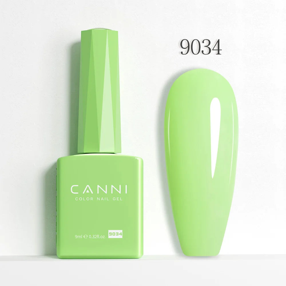 CANNI Jelly Pink Nail Gel Polish 9ml - HEMA Free Pastel Varnish Semi Permanent UV LED Top Coat