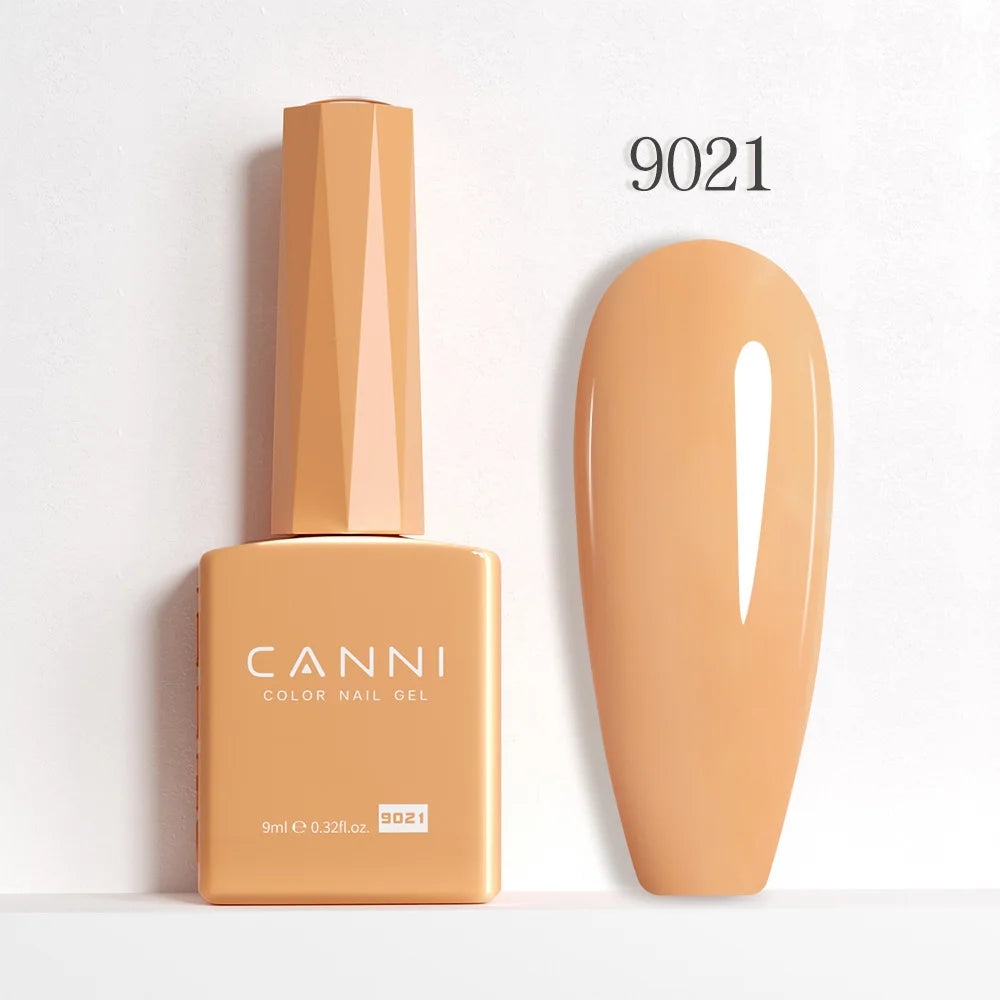 CANNI Jelly Pink Nail Gel Polish 9ml - HEMA Free Pastel Varnish Semi Permanent UV LED Top Coat
