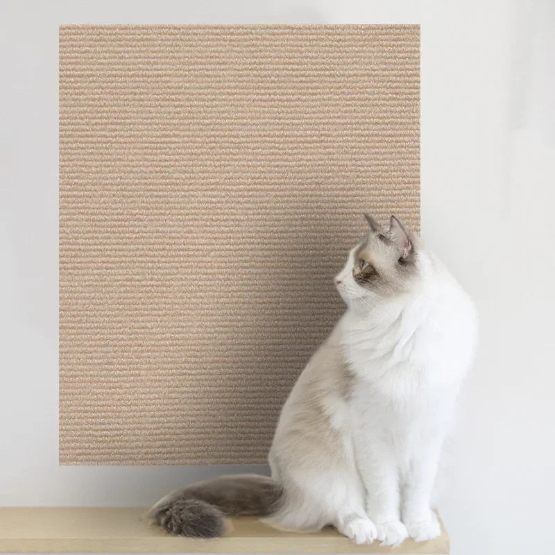 Anti Cat Scratch Sofa DIY Cats Scratch Board Sofa Protection Paws Sharpen Trimmable Self-adhesive Carpet Cats Scratch Board