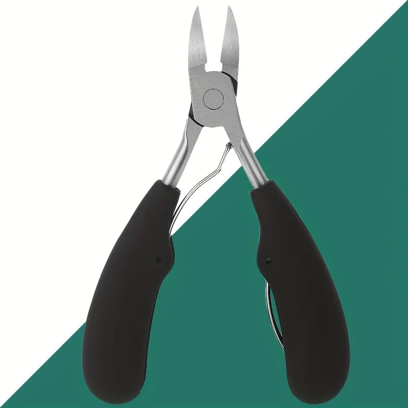 [Practical Nail Clippers]4pcs Thick Nail and Toe Nail Clippers for the Elderly - Extra Large Wide Mouth Opening Nail Clipper Set