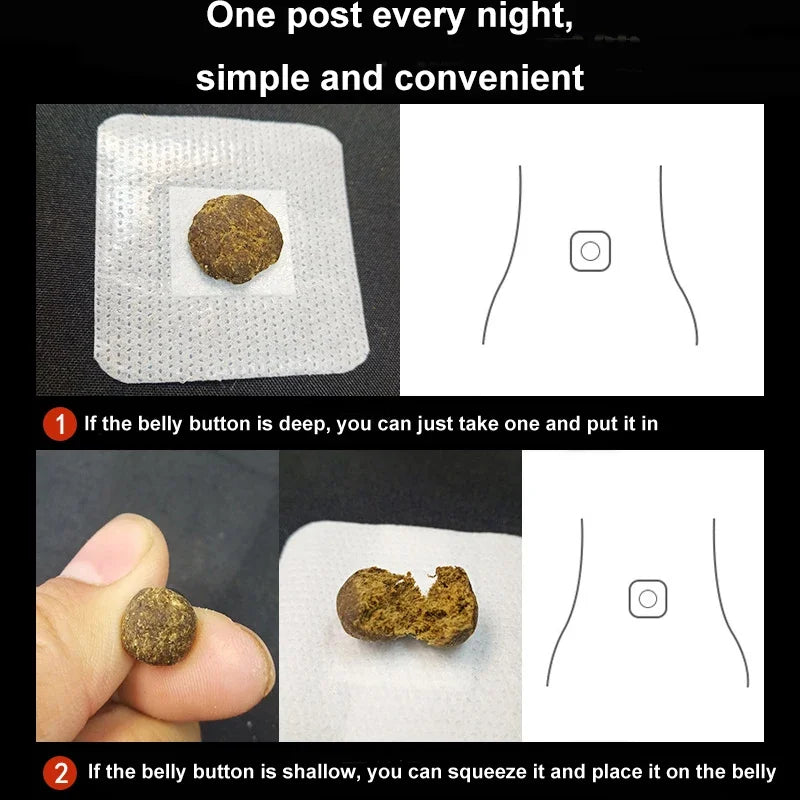 Body Shaping Patches - Honey Belly Slimming Stickers Fast Fat Burning Lymphatic Drainage