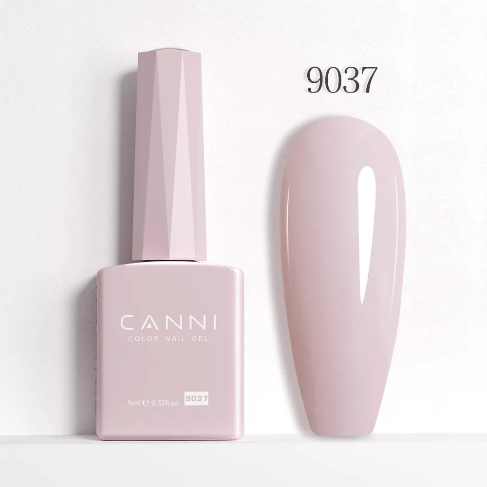 CANNI Jelly Pink Nail Gel Polish 9ml - HEMA Free Pastel Varnish Semi Permanent UV LED Top Coat