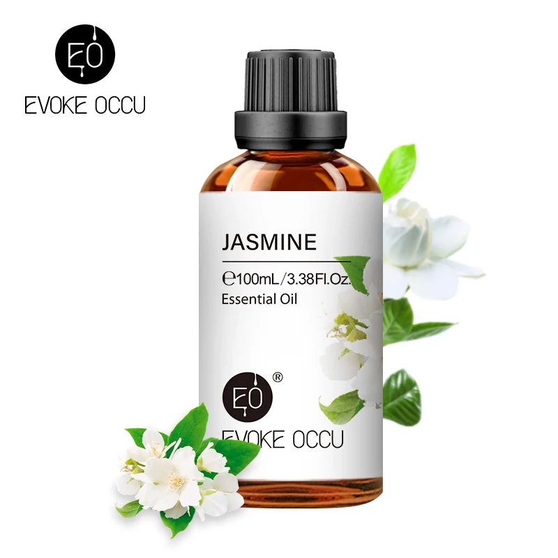 EVOKE OCCU 100ML Essential Oils - Lavender Vanilla Eucalyptus Jasmine Rose Mint for Diffuser Humidifier Candle