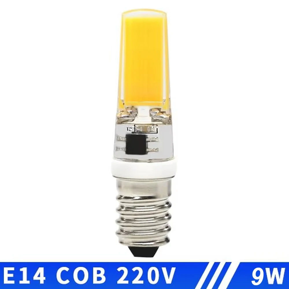 Dimmable G4 G9 E14 LED Bulb COB Replace Halogen Lamps Bulb AC DC 12V 220V Candle Light For Crystal Chandelier Spotlight Lighting