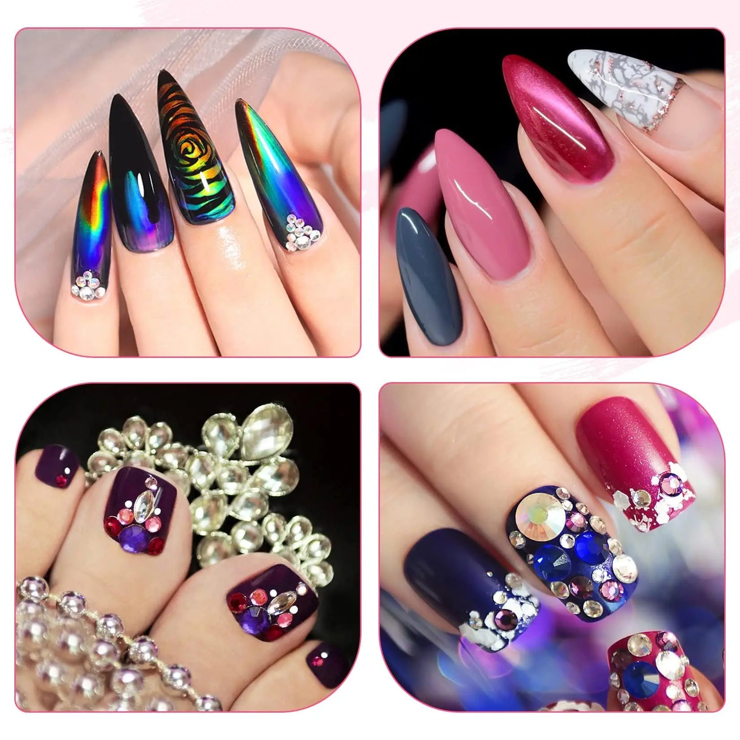 LINMANDA UV Nail Polish Curing Lamps Gel UV Gooseneck Nail Lamp Professional Nail Dryer for Gel Polish Curing Nail Tips Art Tool