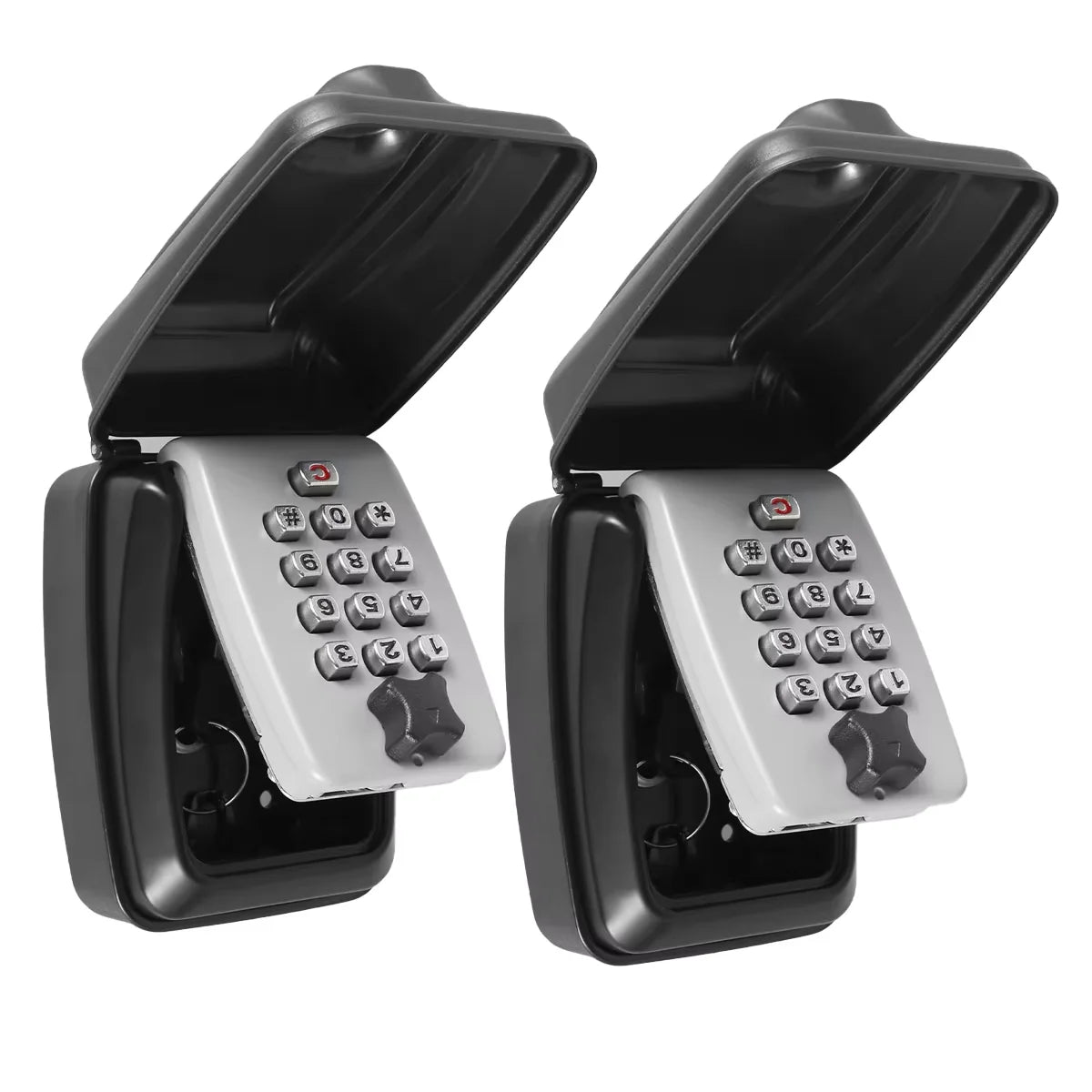 1/2Pcs Wall Mount Key Lock Safe Secret Storage Box Code Security Lock No Key Home Office Key Portable Combination Box Organizer