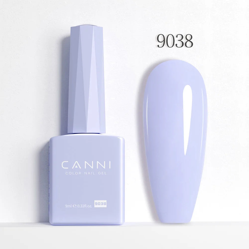 CANNI Jelly Pink Nail Gel Polish 9ml - HEMA Free Pastel Varnish Semi Permanent UV LED Top Coat