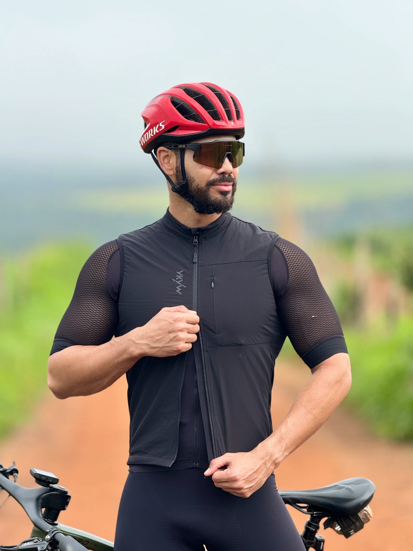 YKYW Waterproof Thermal Vest Men Women Winter Sleeveless Waistcoat Black Gray Olive Cycling Vest Bike Clothing Bicycle Mtb Coat