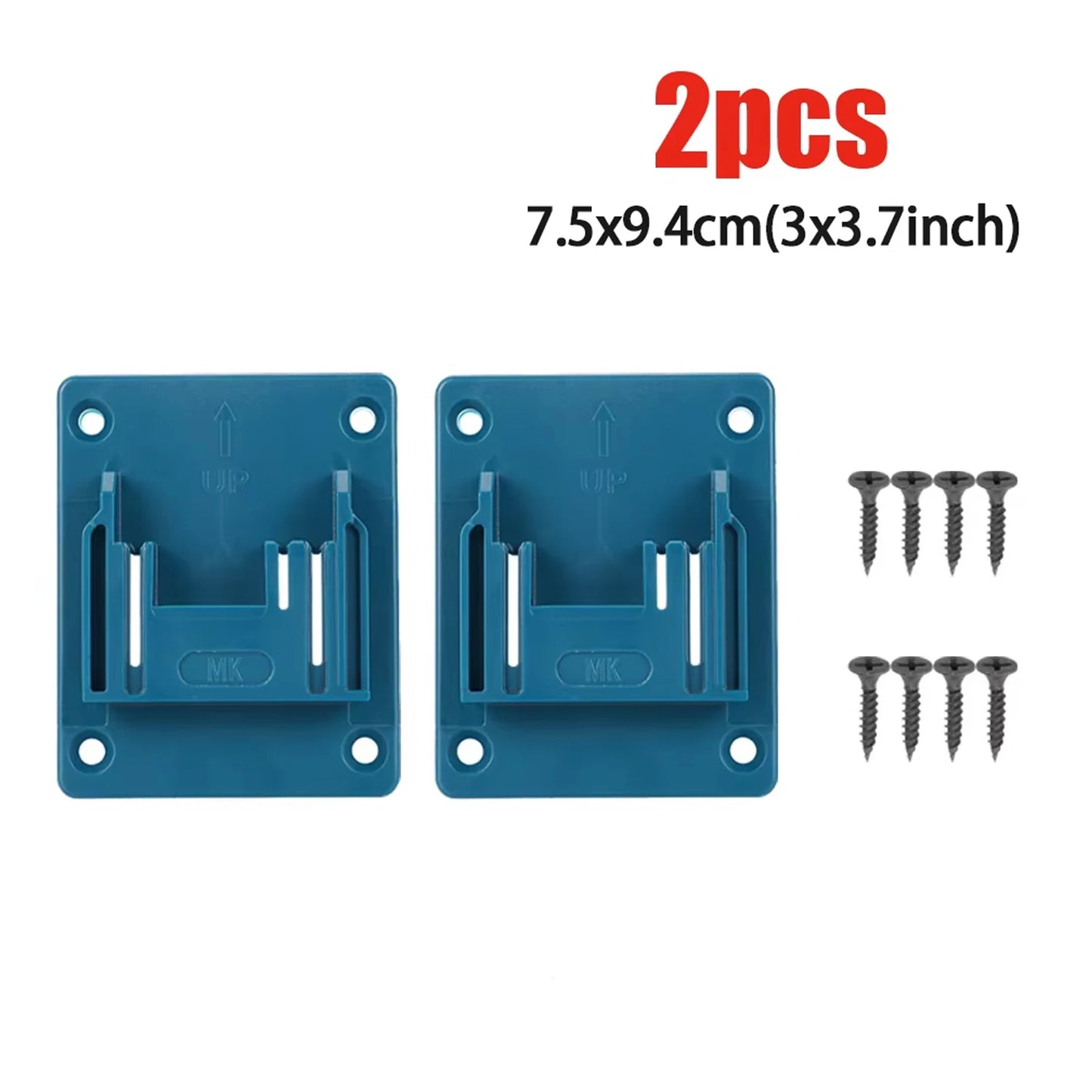 1/2/6pcs Wall Mount Electric Tool Holder for Bosch&Makita 18V Wall Power Mount Storage Battery Bracket Fixing Newest