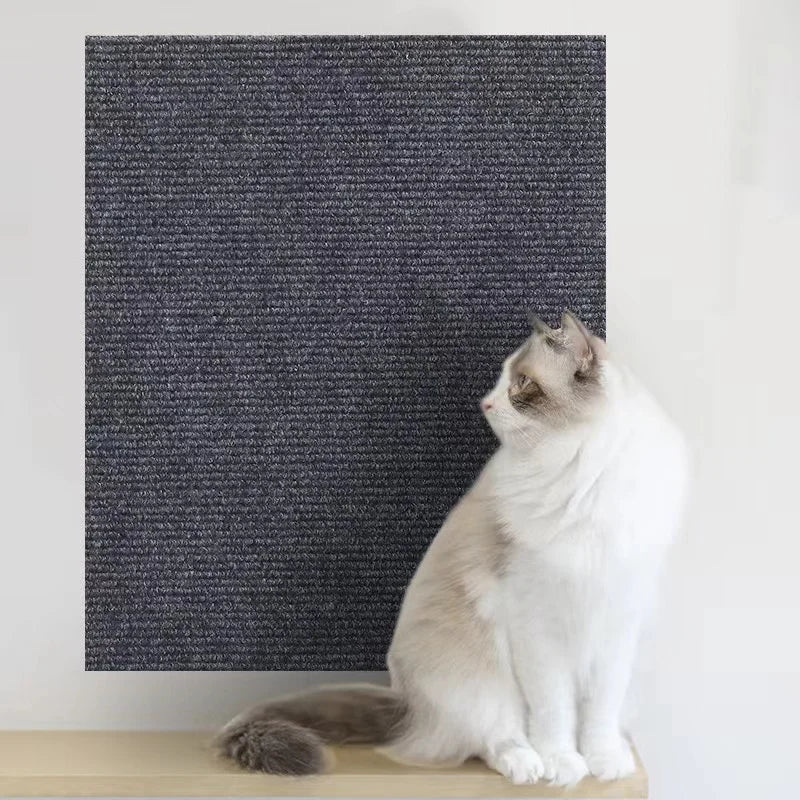 Anti Cat Scratch Sofa DIY Cats Scratch Board Sofa Protection Paws Sharpen Trimmable Self-adhesive Carpet Cats Scratch Board
