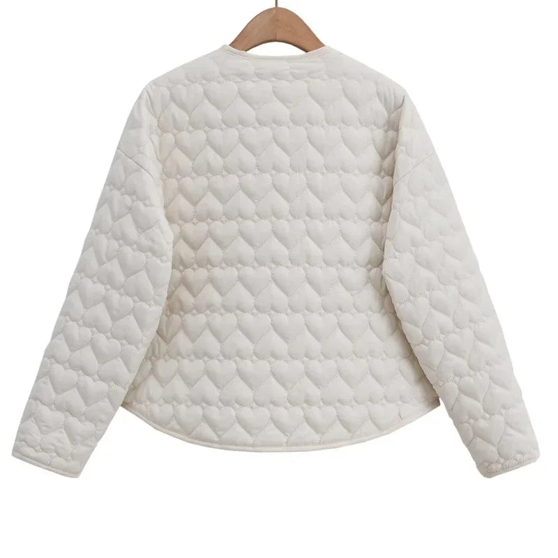 HXAO 2024 Women's Winter Jacket Autumn Outerwears Quilted Jacket Woman Coat Black White Lightweight Padded Jackets Parkas