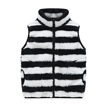 Spring Autumn Warm Children Vest Coat Baby Fleece Waistcoat Sleeveless Kids Outerwear Boys Girls Jacket 3-10 Year Child Clothing