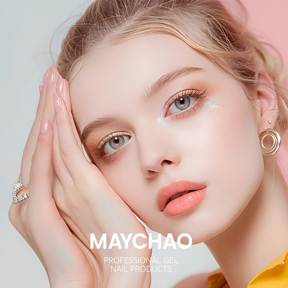 MAYCHAO Nail Gel Polish No Wipe Top Coat Base Coat Primer UV LED 12ml Enhancer Varnish Soak Off Semi Permanent Nail Art Varnish