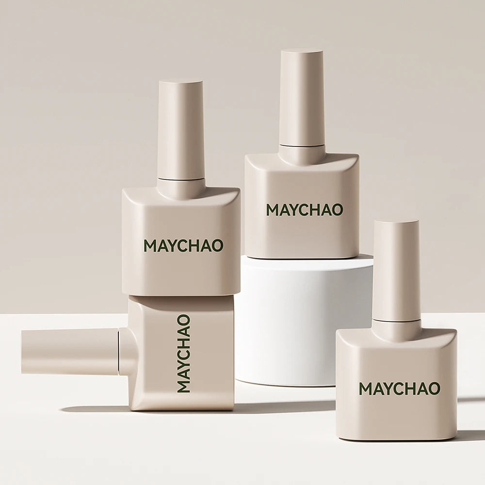 MAYCHAO Nail Gel Polish No Wipe Top Coat Base Coat Primer UV LED 12ml Enhancer Varnish Soak Off Semi Permanent Nail Art Varnish