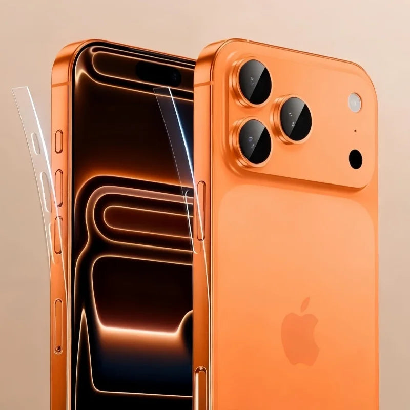 Side Frame Protector+Camera Lens Glass For iPhone 17 Pro max 17pro Anti-scratch Sticker Hydrogel Protective Film