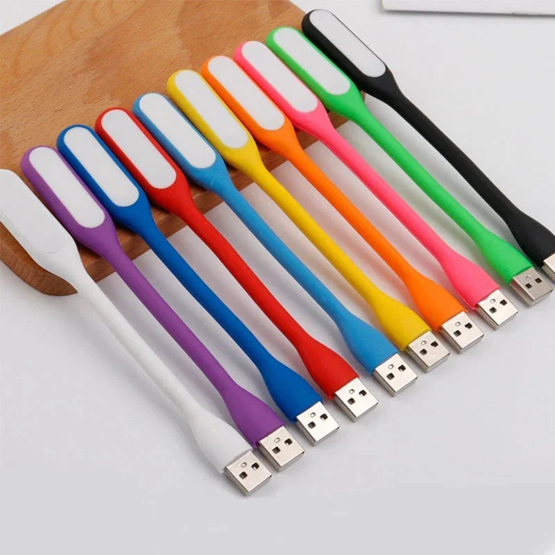 Multi-Color Mini USB LED Light - Portable Book Reading Foldable Eye Protection Lamp Night Light