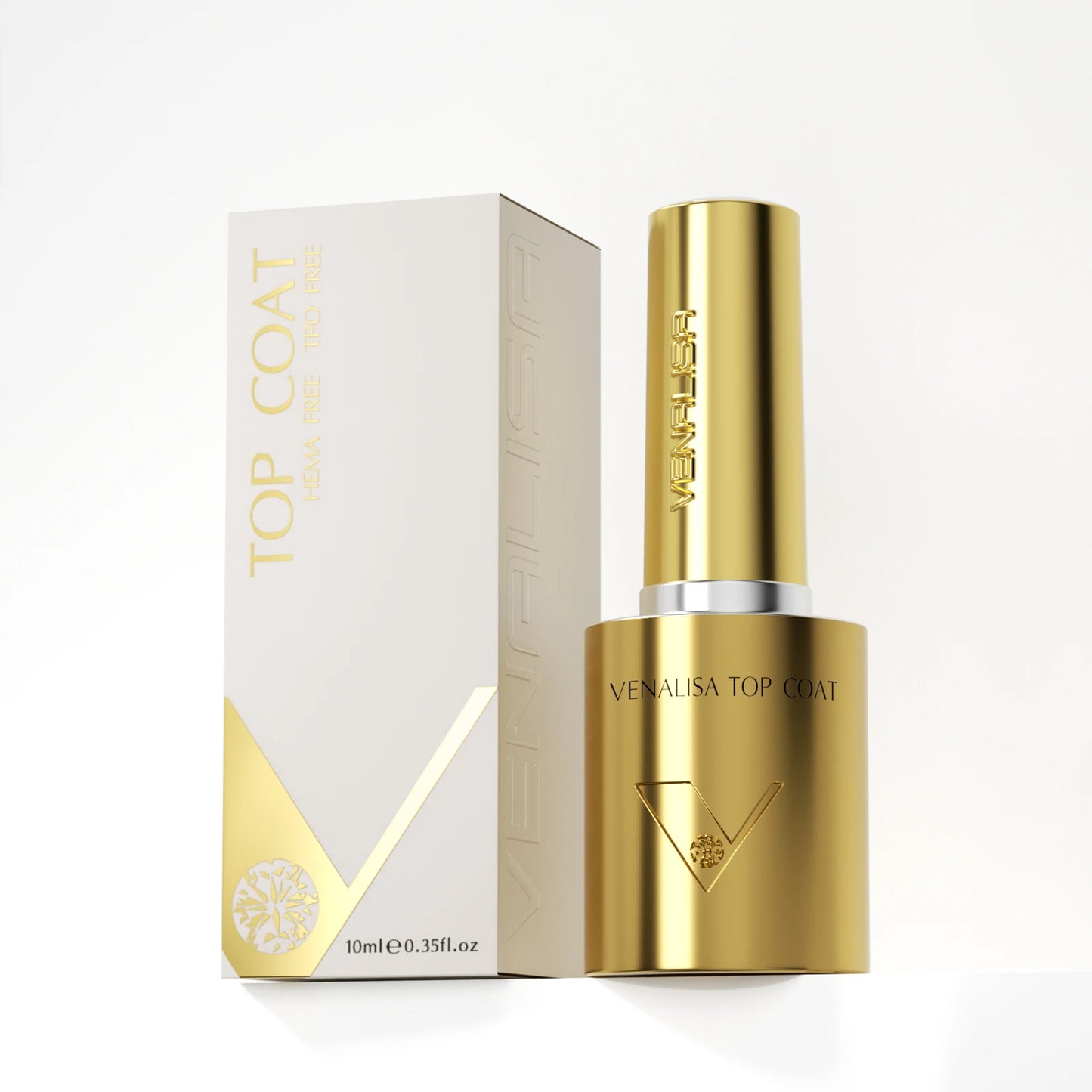 10ml Venalisa Ultra Glossy Diamond Long Wear Top Coat Base Coat Soak Off UV LED Semi Permanent Gel Hema Free TPO Free Color Gel