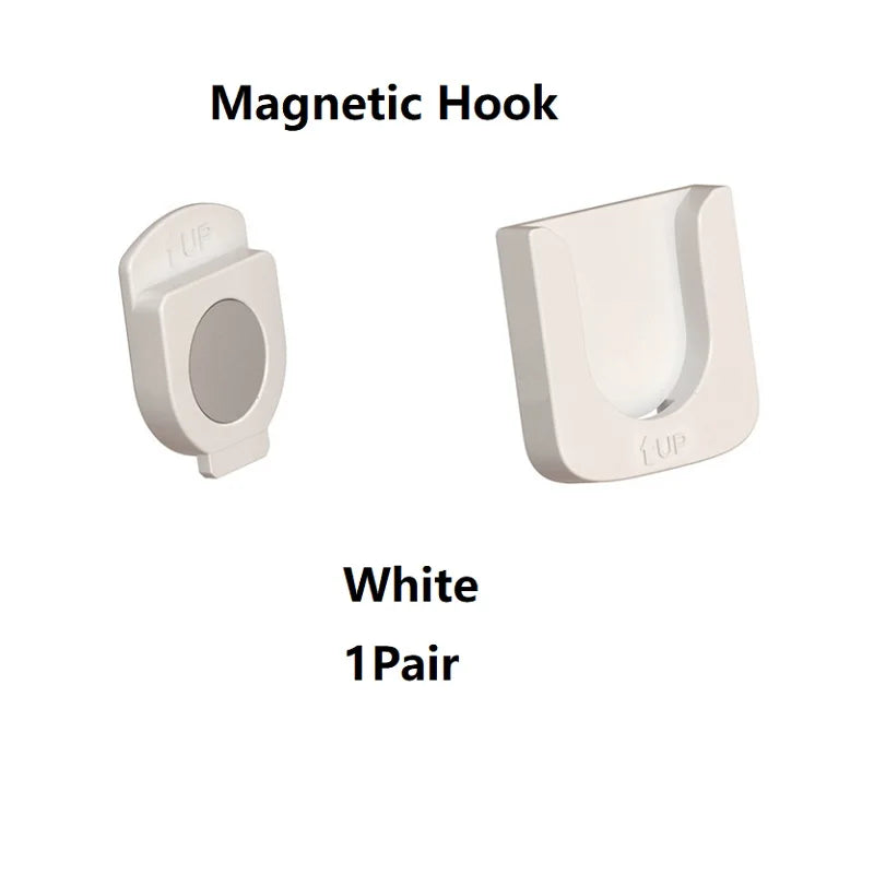 Strong Magnetic Remote Control Holder Wall Mount TV Remote Wall Mount Holder Hook Fan Remote Holder Magnetic Hooks(1 Pairs)