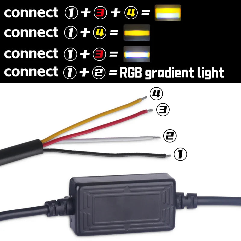 2PCS LED Headlight Bumper Fog Lamps Projector Lens Work Light Mini Driving Light Auxiliary Lights For Car Motorcycle