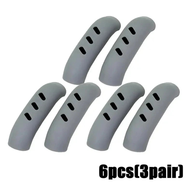 2/8Pcs Silicone Pan Handle Cover Heat Insulation Covers Pot Ear Clip Non-slip Steamer Casserole Pan Handle Holder Kitchen Tools