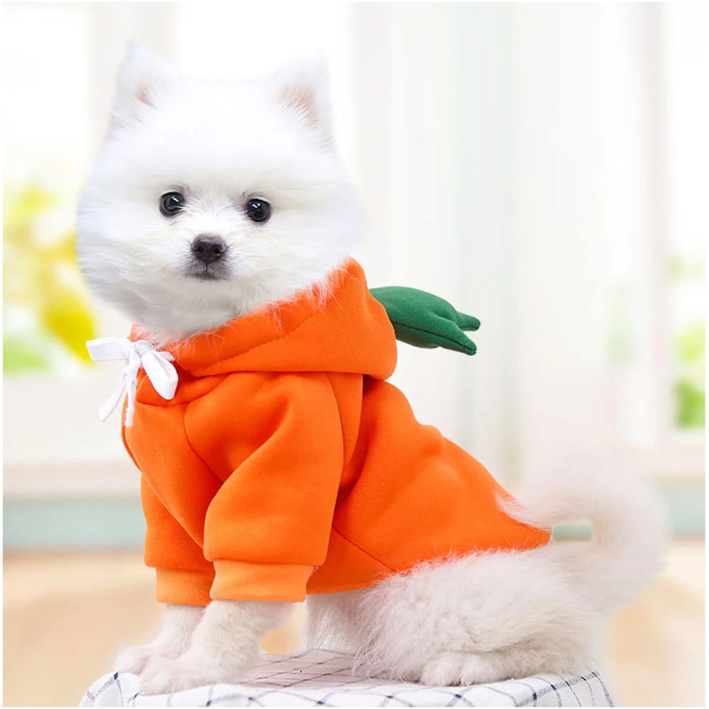 1pc New Dog Hoodie Clothes Cute Design Sweater Coat Carrot  Frog Shape Warm Fleece Outdoor Pet Outfit Outerwear for Dogs Puppy