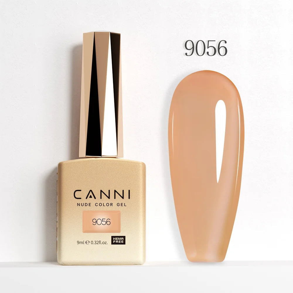 CANNI Jelly Pink Nail Gel Polish 9ml - HEMA Free Pastel Varnish Semi Permanent UV LED Top Coat
