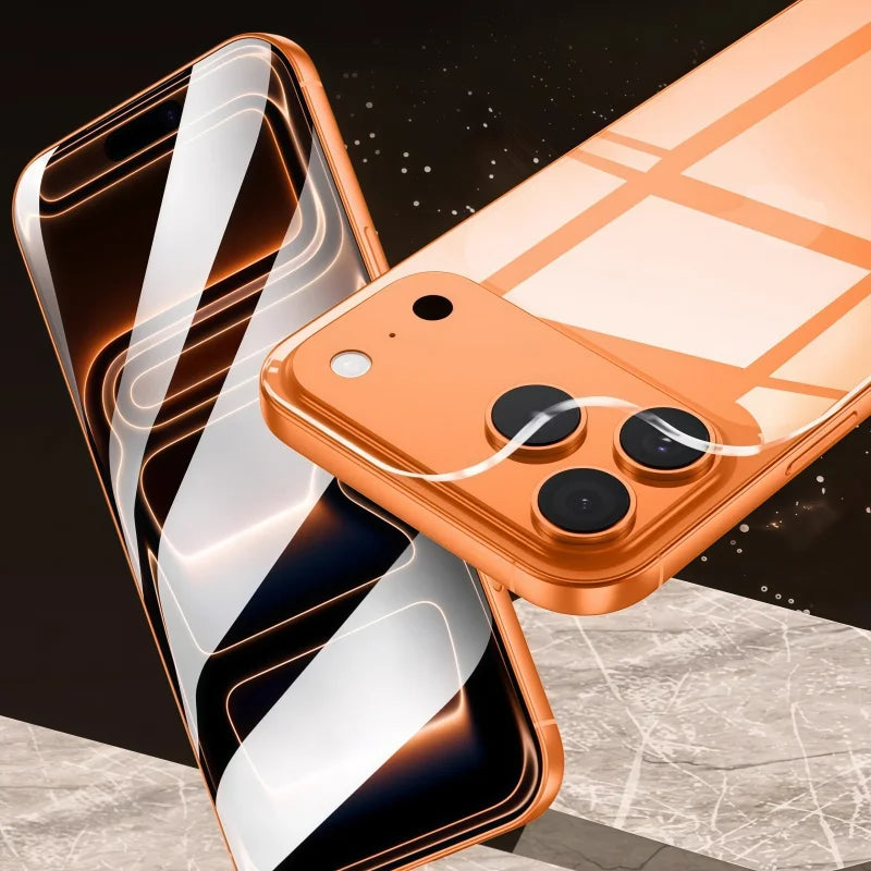 Back Hydrogel Film For iPhone 17 Pro Max With Side Film For iPhone 17Pro 17air 17 Clear/Matte Back Film For iPhone 17 Series