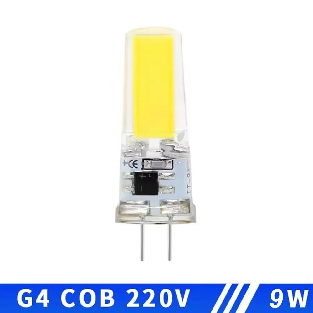 Dimmable G4 G9 E14 LED Bulb COB Replace Halogen Lamps Bulb AC DC 12V 220V Candle Light For Crystal Chandelier Spotlight Lighting