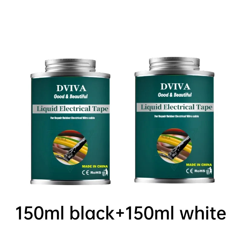 Liquid Electrical Tape 15/50/150ml Waterproof Quick-Drying Insulation Paste Home Use Wire Cable Coat Repair Glue for Wire Worker