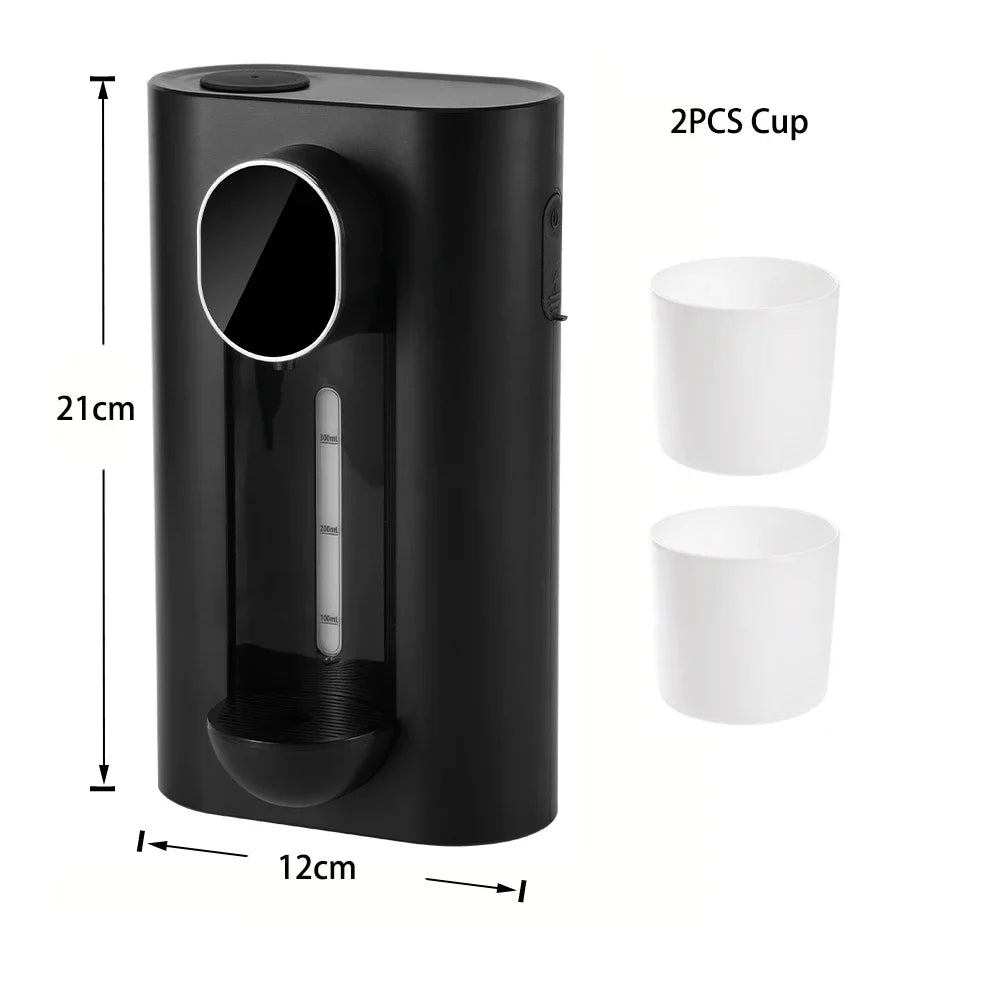 2025 New Smart Touchless 540ML Mouthwash  Dispenser w/LED, 3 Modes, Wall/Table Mount, 2 Cups, 2-in-1 Bathroom Essential