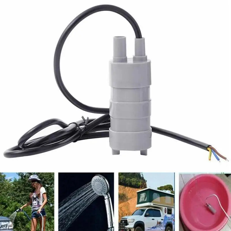 12V Submersible Water Pump - High Flow Motorhome Caravan RV Whale Pump Household Garden