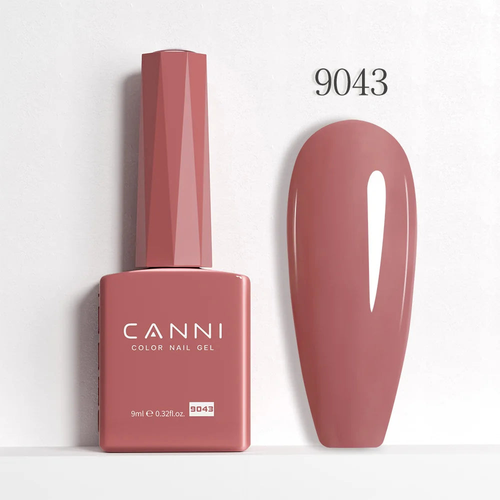 CANNI Jelly Pink Nail Gel Polish 9ml - HEMA Free Pastel Varnish Semi Permanent UV LED Top Coat