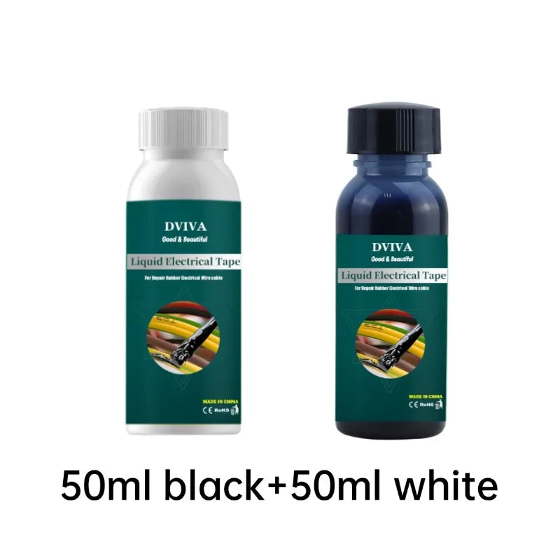 Liquid Electrical Tape 15/50/150ml Waterproof Quick-Drying Insulation Paste Home Use Wire Cable Coat Repair Glue for Wire Worker