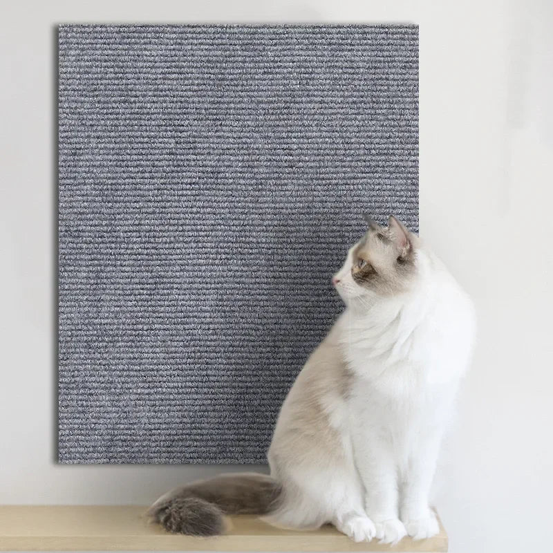 Anti Cat Scratch Sofa DIY Cats Scratch Board Sofa Protection Paws Sharpen Trimmable Self-adhesive Carpet Cats Scratch Board
